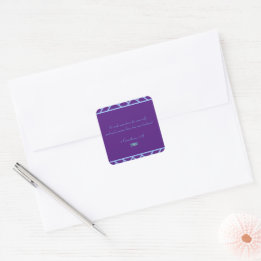 Sticker Square (Purple Triangles)RFPMDesigns©️2024