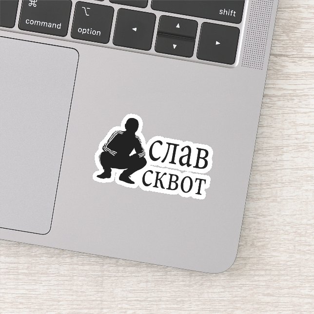 Sticker Squat slave (Détail)