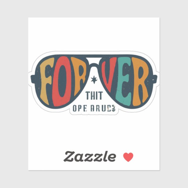 Sticker Squints - Pour toujours - Vintage (Feuille)