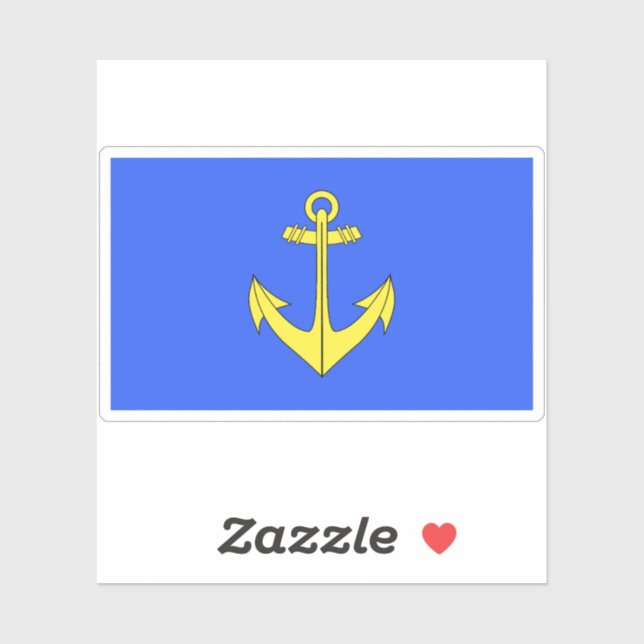 Sticker St Clement flag (Feuille)