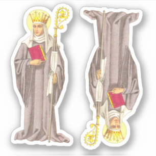 Sticker St. Etheldreda (Audrey) (P 003) - Contour 2-Up