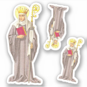 Sticker St. Etheldreda (Audrey) (P 003) - Contour 3-Up