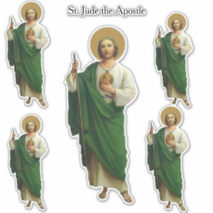 Sticker St religieux Judas l'apôtre de Jésus