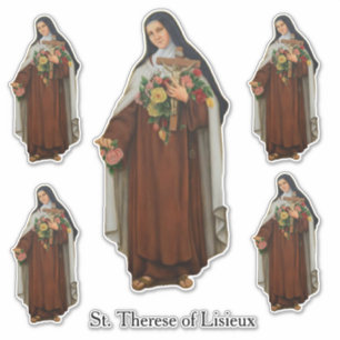 Sticker St religieux Therese de nonne de Carmélite de