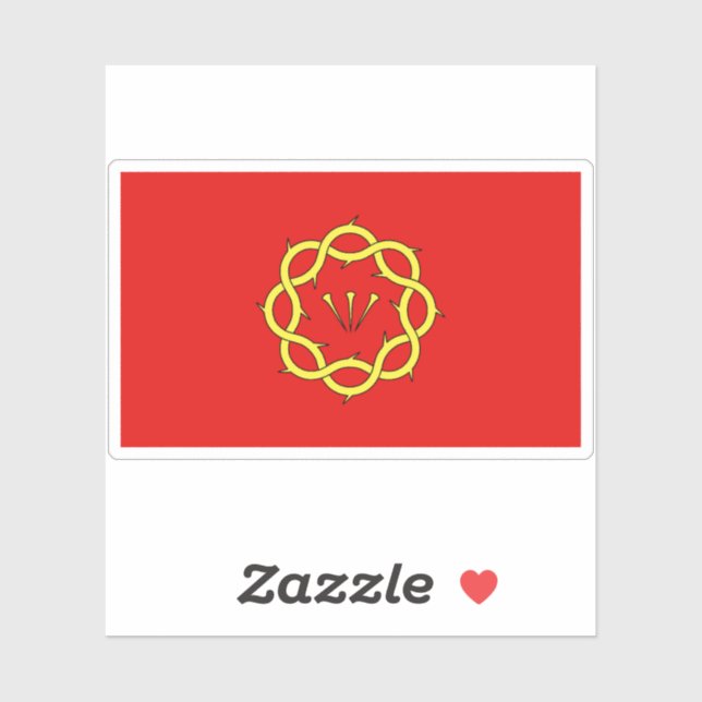 Sticker St Saviour flag (Feuille)