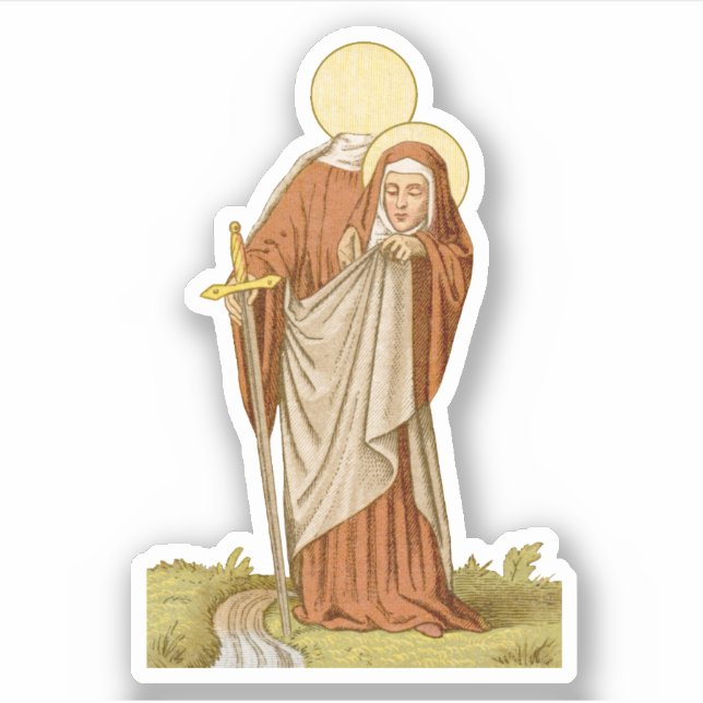 Sticker St. Winifred du Pays de Galles (P 002) (Devant)