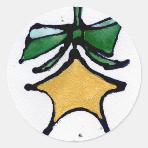 Sticker Star de Noël