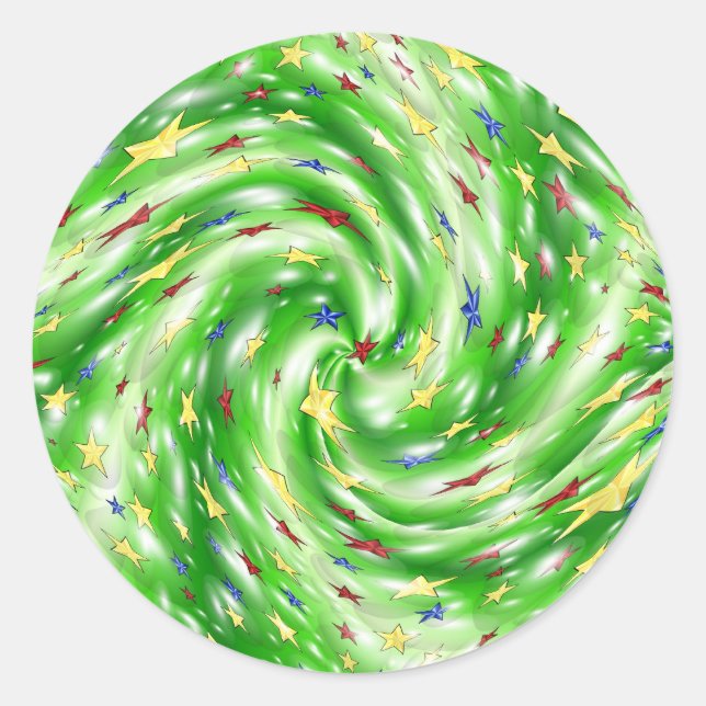 Sticker Star de Noël (Devant)