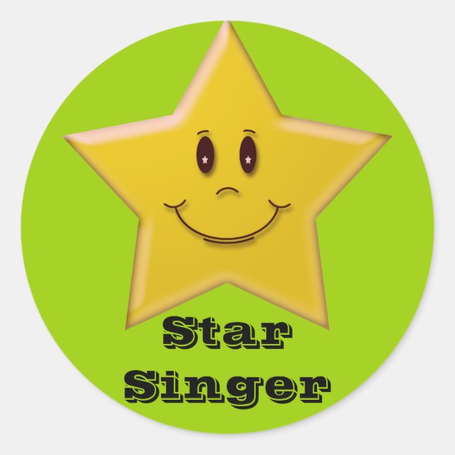 Sticker Star Singer (Devant)