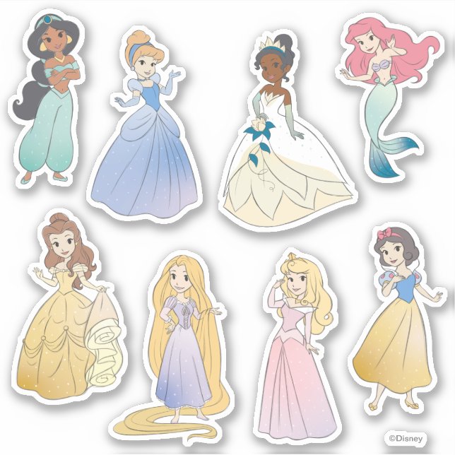 Sticker Stardust Disney Princesse (Devant)