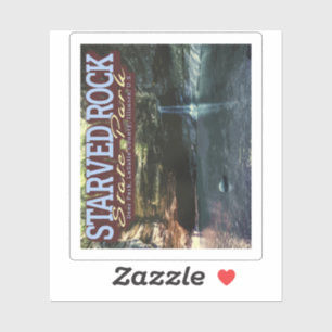 STICKER STARVVÉ ROCK STATE PARK - OGLESBY - ILLINOIS US