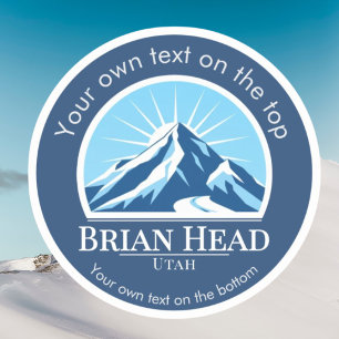 Sticker Station de ski de Brian Head Utah