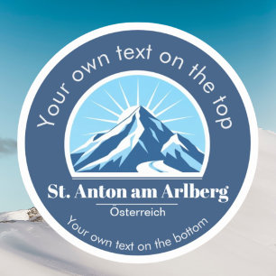 Sticker Station de ski de St. Anton am Arlberg Autriche