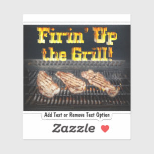 Sticker Steaks sur le Grill