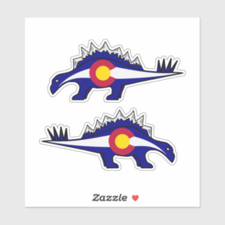 Sticker Stegosaurus Colorado Montagnes Rocheuses