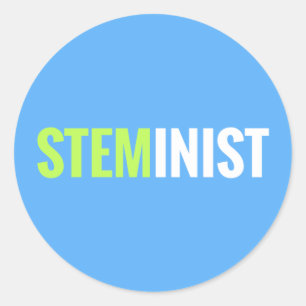 Sticker STEMinist - Arrondi