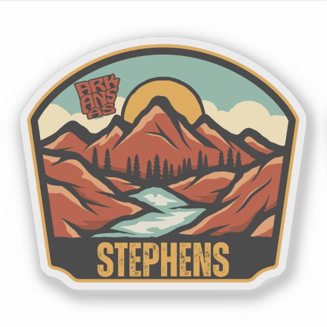 Sticker Stephens, Arkansas  (Devant)