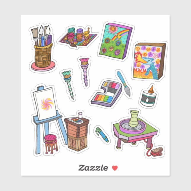 Sticker "Stickers Art de Vyara" (Feuille)