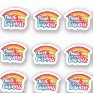Sticker "Stickers Merci coloré