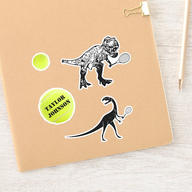 Sticker Sticking de tennis de Dinosaur (Carnet)