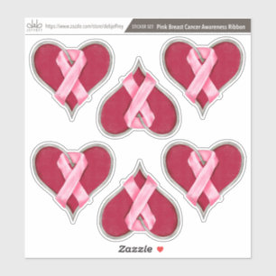 Sticker Sticking set : Rubans de sensibilisation au cancer
