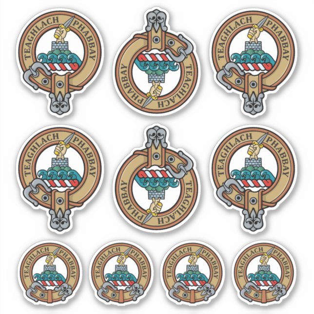 Sticker Sticleur Clan Morrison Crest (Devant)