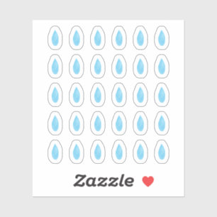 Sticker Sticleurs de l'analyseur de gouttelettes d'eau d'a