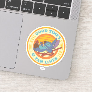 Sticker Stitch   Bons temps et lignes de bronzage