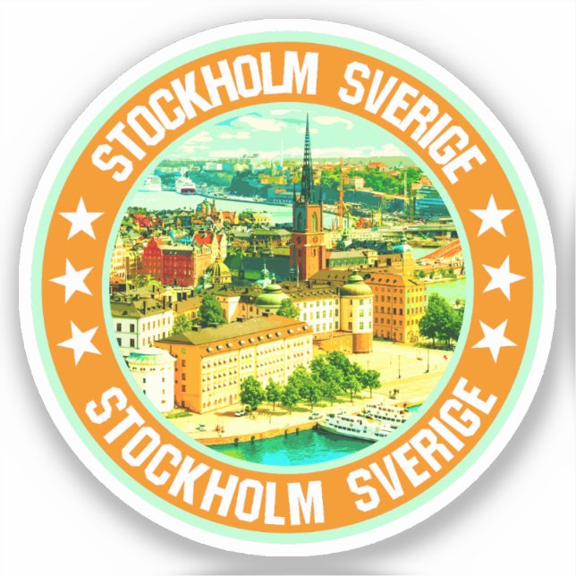 Sticker Stockholm (Recto)