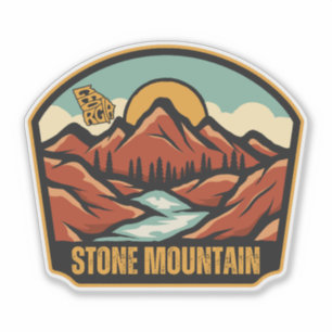 Sticker Stone Mountain, Géorgie