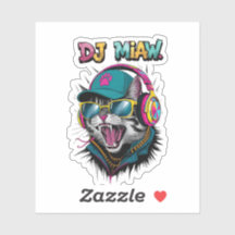 Street Cat DJ Attitude – Artwear de rue audacieux