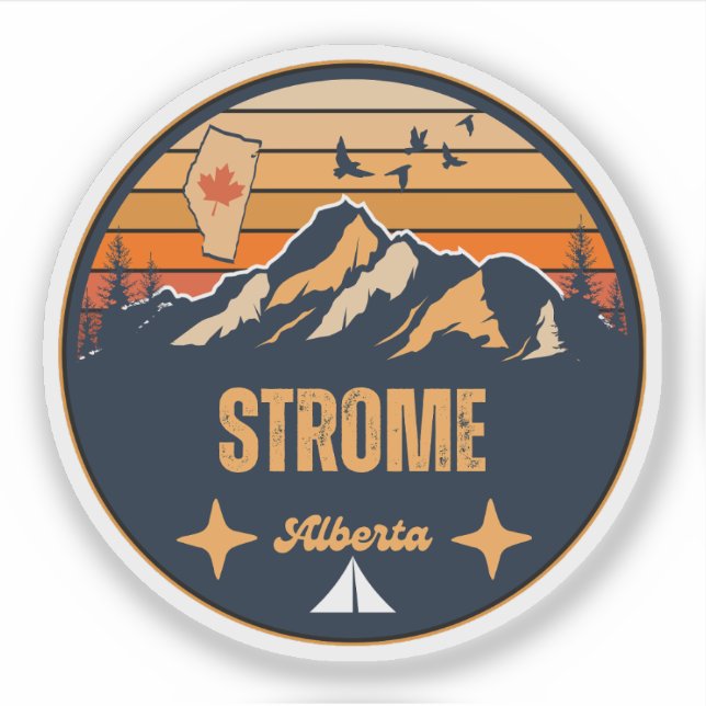 Sticker Strome, Alberta (Devant)