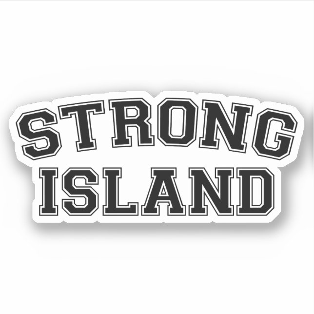 Sticker Strong Island, NYC, États-Unis (Devant)