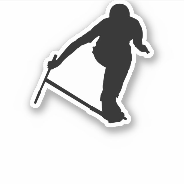 Sticker Stunt scooter tour Bartwist (Devant)