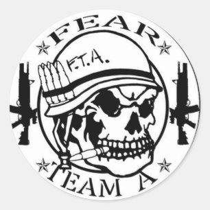 Sticker style de nom de peur
