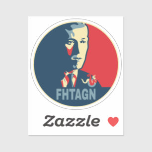 Sticker Style Hp Lovecraft FHTAGN Hope