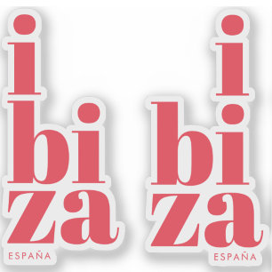 Sticker Style Ibiza Espagne