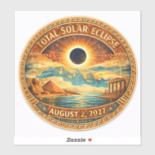 Sticker Style Mosaïque 2027 Eclipse