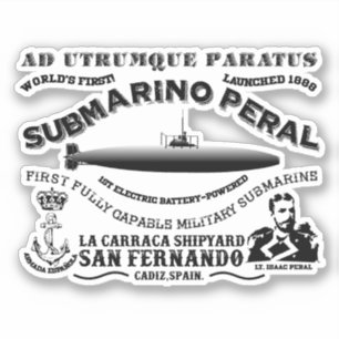 STICKER SUBMARINO PERAL