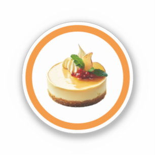 Sticker Sucre au gâteau au fromage