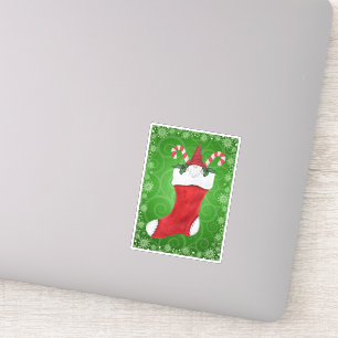 Sticker Sucres de canne Casquettes rouges Gnome en stock d