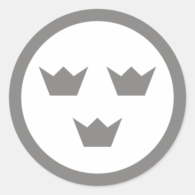 Sticker suédois pour VI bas (Devant)