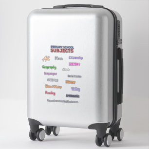 Sticker Sujets de l'école primaire