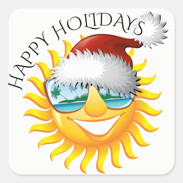 Sticker Sun Fun HolidayZDayZ (Devant)
