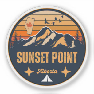 Sticker Sunset Point (Alberta)