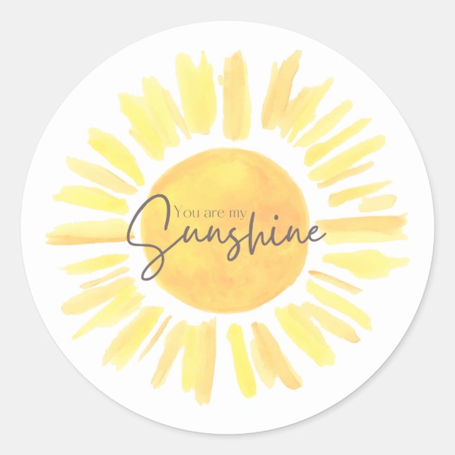 Sticker Sunshine (Devant)