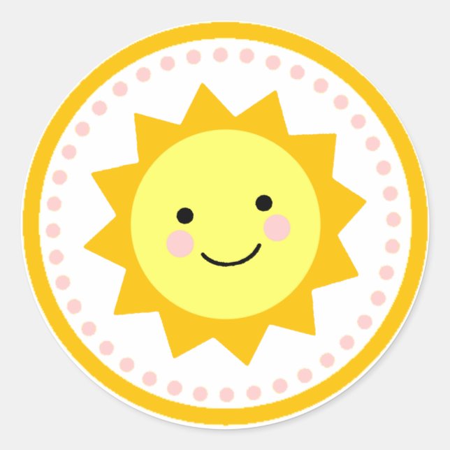 Sticker Sunshine - Points (Devant)