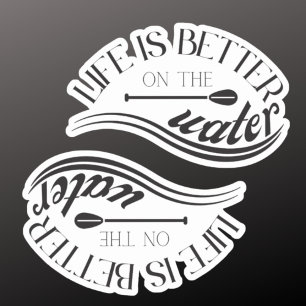 Sticker SUP stand up paddle décoration