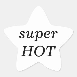 Sticker Super Hot Star