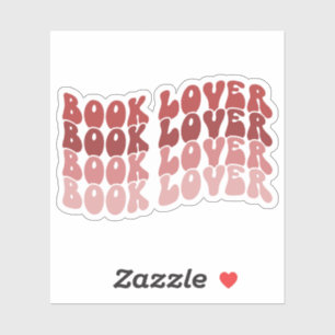 Sticker Super livre Lover rouge Multicolore Retro Vinyl
